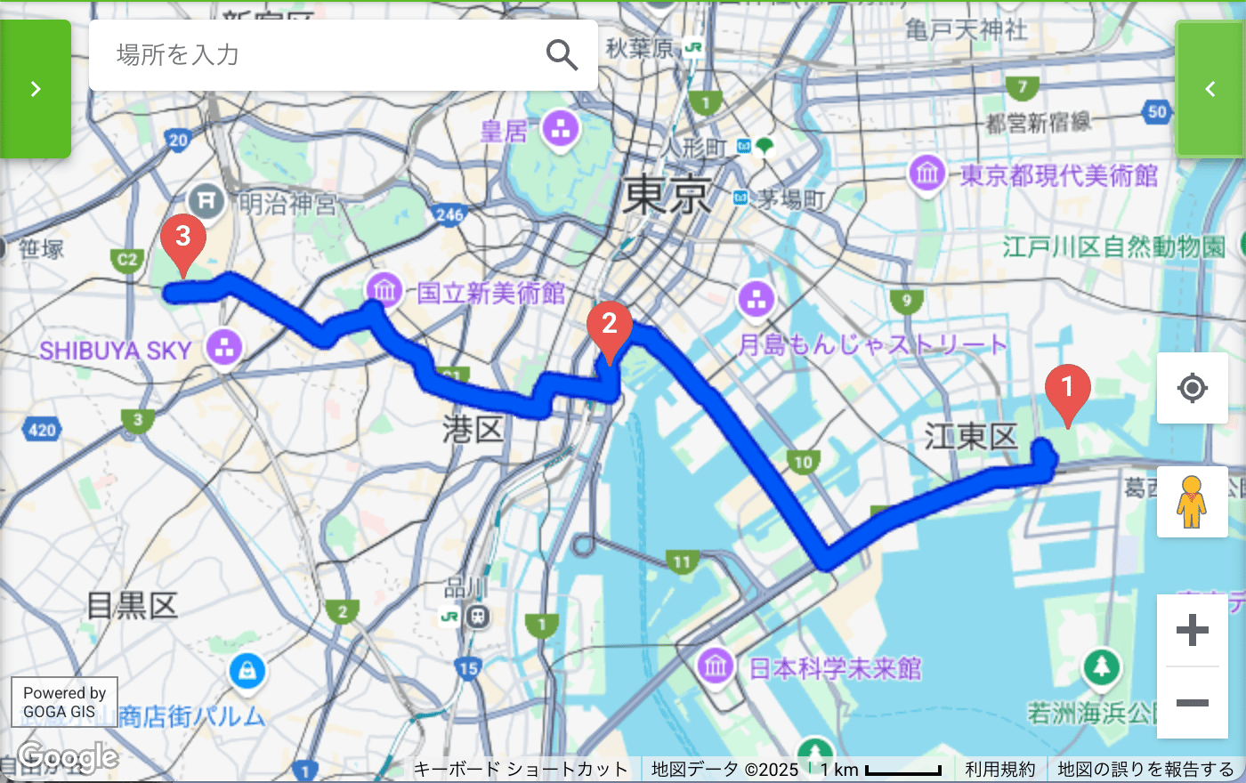 Routes 1