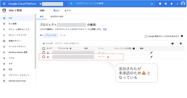 コンソール画面