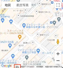 赤枠内ボタン