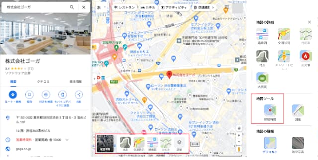 googlemap-Isochrone