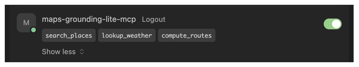Maps Grounding Lite
